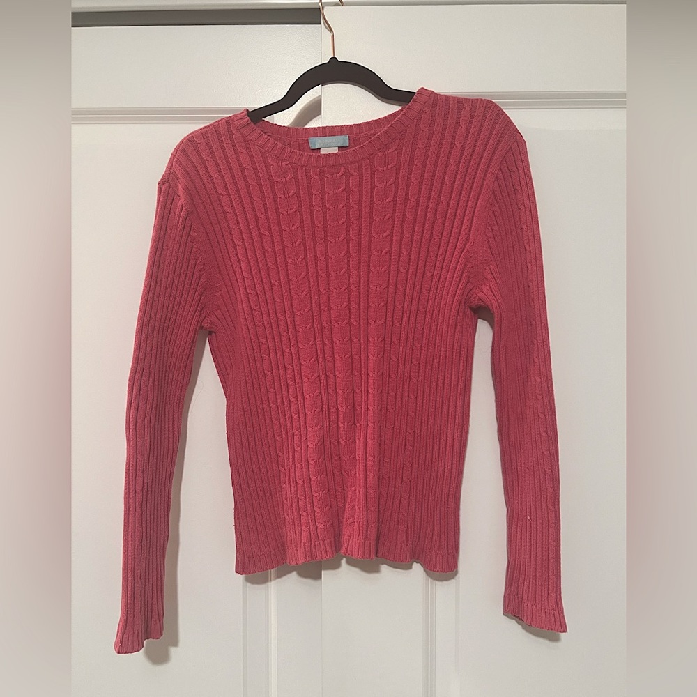 Jennifer Moore cable knit sweater